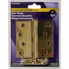 Hillman 4 SOLID BRASS SQ HINGE 851260